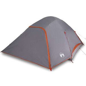 vidaXL Koepeltent 6-persoons waterdicht grijs