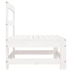 vidaXL Tuinmiddenbanken 2 st massief grenenhout wit