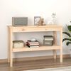 vidaXL Wandtafel 110x40x75 cm massief grenenhout