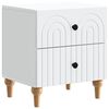 vidaXL Nachtkastje met lade Wit 43 x 34,5 x 48 cm Bewerkt hout