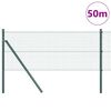 vidaXL Afrasteringspaal Groen 50 x 0,5 m (25 x 25 mm gaas)