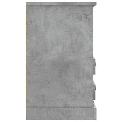 vidaXL Nachtkastje 43x36x60 cm betongrijs