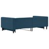 vidaXL Slaapbank met onderschuifbed 100x200 cm fluweel blauw