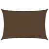 vidaXL Zonnezeil 160 g/m&sup2; 5x6 m HDPE bruin