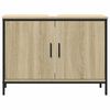 vidaXL Wastafelkast 80x30x60 cm bewerkt hout sonoma eikenkleurig