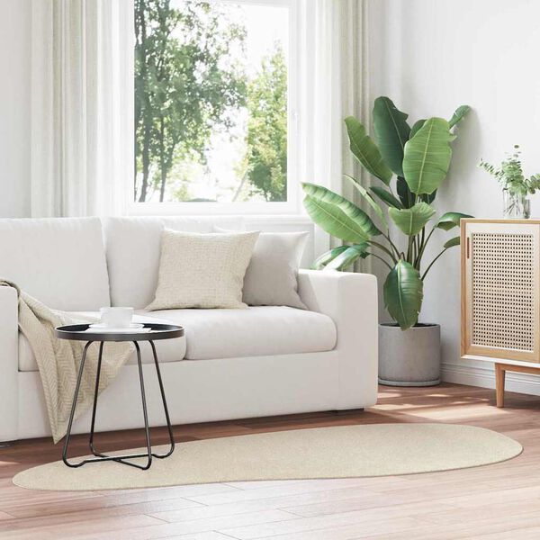 vidaXL Vloerkleden HUARTE Beige 100 x 200 cm Polyester