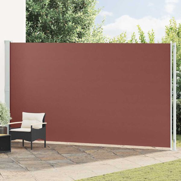 vidaXL Tuinscherm uittrekbaar 220x600 cm bruin