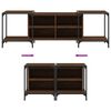vidaXL Tv-meubel 153x37x50 cm bewerkt hout bruin eikenkleur