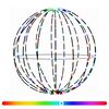 vidaXL Kerst Finial Licht 96 LED's RGB Diameter 30 x 32 cm