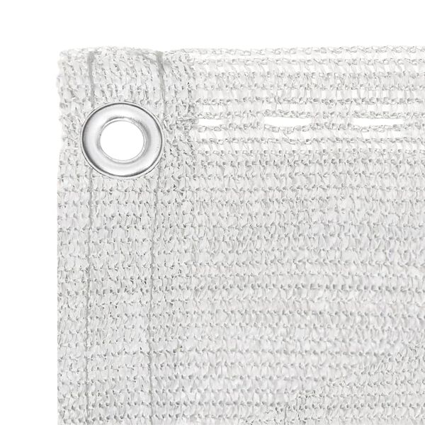 vidaXL Balkonscherm 120x500 cm HDPE wit