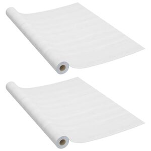 vidaXL Deurfolies zelfklevend 2 st 210x90 cm PVC withoutkleurig