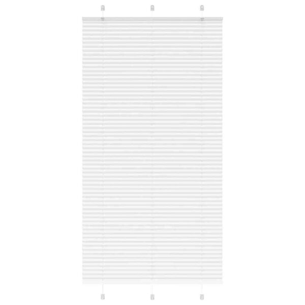 vidaXL Pliss&eacute; rolgordijn 110x200 cm stofbreedte 109,4cm polyester wit