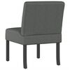 vidaXL Fauteuil stof donkergrijs