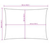 vidaXL Zonnescherm rechthoekig 3x5 m oxford stof terracottakleurig