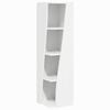 vidaXL Hoekkast 27,5x27x102cm Bewerkt hout