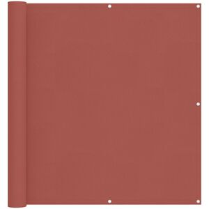vidaXL Balkon Scherm Terracotta 110 x 400 cm Oxford Stof