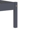 vidaXL Bedframe massief grenenhout grijs 160x200 cm