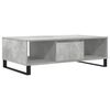 vidaXL Salontafel 104x60x35 cm bewerkt hout betongrijs