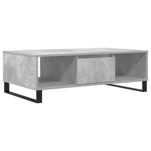 vidaXL Salontafel 104x60x35 cm bewerkt hout betongrijs