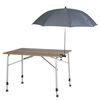 Bo-Camp Tafelparasol 106 cm grijs
