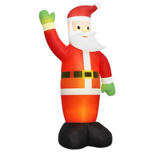 vidaXL Kerstman opblaasbaar met LED's IP44 3 m