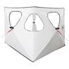 vidaXL Jacht Tent 145 x 145 x 150 cm Wit Blackout Polyester en staal