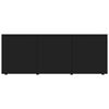 vidaXL Tv-meubel 80x34x30 cm bewerkt hout zwart