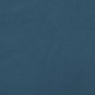vidaXL Hoofdbord 90x5x78/88 cm fluweel donkerblauw