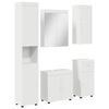 vidaXL Badkamermeubelset TULUM 5 st Wit 60 x 34 x 63 cm Bewerkt hout
