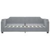 vidaXL Slaapbank met onderschuifbed 90x190 cm stof lichtgrijs