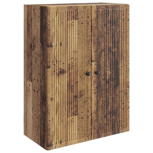 vidaXL Wandkast Oud hout 66 x 34,5 x 90 cm Bewerkt hout