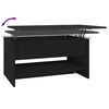 vidaXL Salontafel 80x50x40 cm bewerkt hout zwart