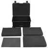 vidaXL Flightcase draagbaar 54x41,5x29 cm PP zwart