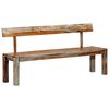 vidaXL Bankje 160 cm massief acaciahout grijs