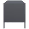 vidaXL Tv-meubel 101,5x39x43,5 cm koudgewalst staal antracietkleurig