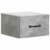 vidaXL Wandbeugel Bedkast Betongrijs 34,5 x 33 x 20 cm Bewerkt hout
