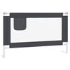 vidaXL Bedhekje peuter 120x25 cm stof donkergrijs