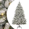 vidaXL Kunstkerstboom 270 cm 300 LED's Warmwit PVC en staal