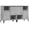 vidaXL Dressoirs 2 st 60x35x70 cm bewerkt hout betongrijs