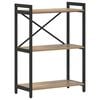 vidaXL Boekenkast 60 x 30 x 85 cm Bewerkt hout Artisan Eiken