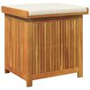 vidaXL Kussenbox voor buiten 60x50x61 cm massief acaciahout