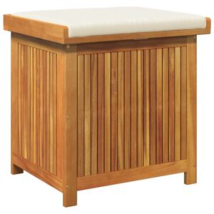 vidaXL Kussenbox voor buiten 60x50x61 cm massief acaciahout