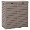 vidaXL Vuilnisbak voor buiten 78x41x86 cm polypropeen lichtbruin