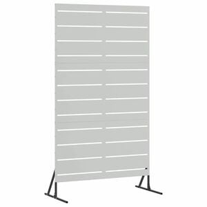 vidaXL Privacyscherm 100 x 50 x 180 cm Gegalvaniseerd staal zilver
