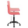 vidaXL Eetkamerstoelen draaibaar 2 st fluweel roze