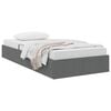 vidaXL Opslag bed met opslag Donkergrijs 203 x 100 cm Stof