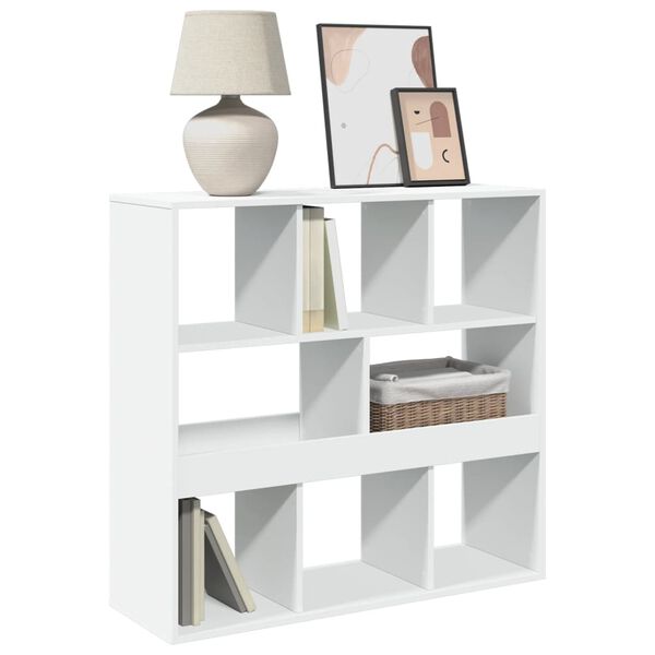 vidaXL Boekenkast/kamerscherm 100x33x94,5 cm wit