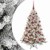 vidaXL Kunstkerstboom met Ballen 150 cm 150 LED's Warmwit
