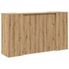 vidaXL Receptiebalie 180x50x103,5cm bewerkt hout artisanaal eikenkleur