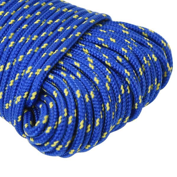 vidaXL Boottouw 3 mm 250 m polypropyleen blauw